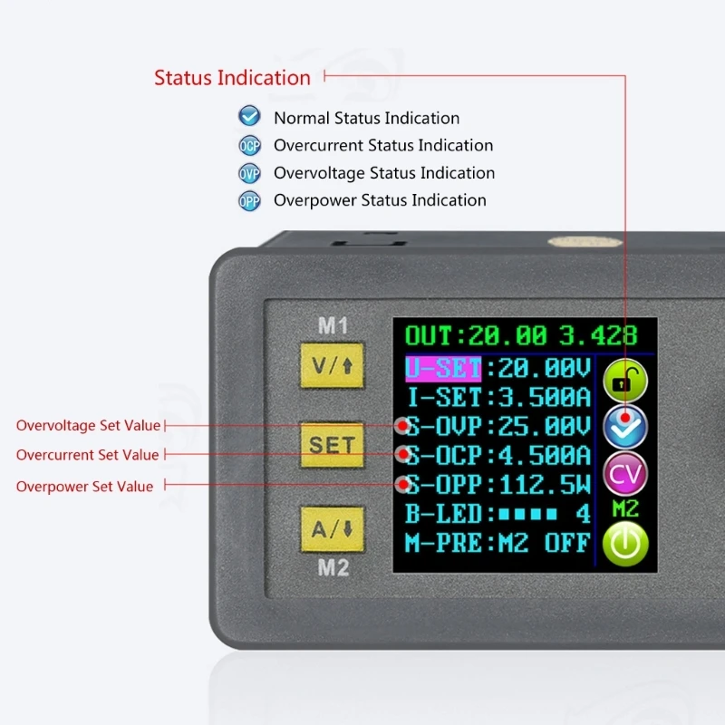 

High Accuracy Step Down Converters Adjustable Current For Laboratory Use