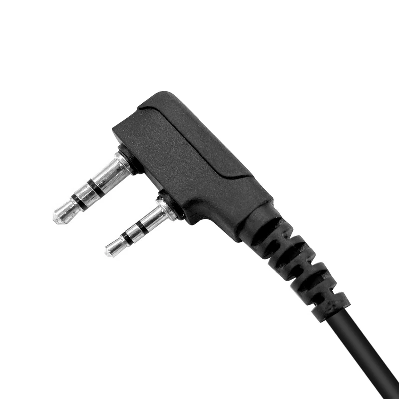 Baofeng ve Kenwood için Mic PTT Mic kulaklık, d-şekil kulaklık, kulak kancası