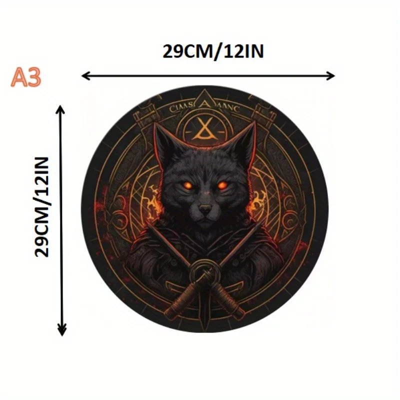 Black Cat Shaped Wooden Jigsaw Puzzle Unique Animal Home Decor Art Toy Family Game