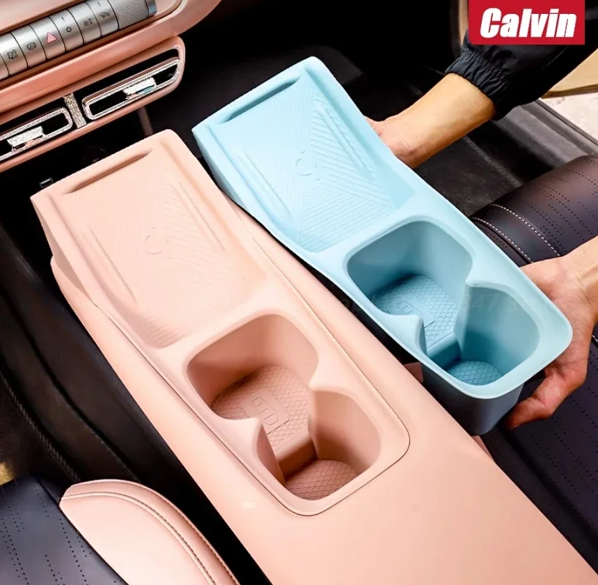 1 set Per BYD Seagull Auto Portabicchieri Scatola di Immagazzinaggio Anti-slip Pad Fisso Porta Bevande Scatola di Immondizia Accessori Per Interni