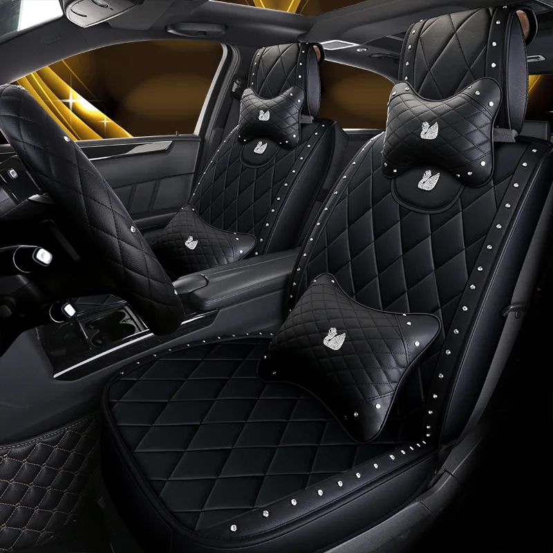 CMS-2012021-R Car cushions are suitable for many cars Four Seasons Buckwheat Small Waist Cushion Set Car Seat Cushion