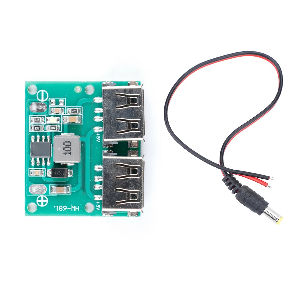 DC 6V-40V Dual USB Output 3A 9V / 12V / 24V / 36V Car Charging Module Step-Down Converter Module Small Solar Controller Charger