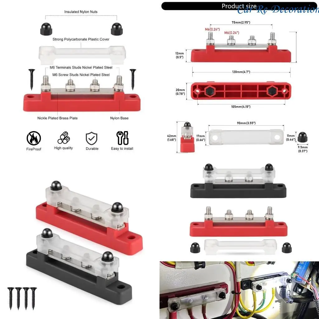 

R58D Блок распределения питания батареи положительный отрицательный отрицательный 48 В 150a termianl