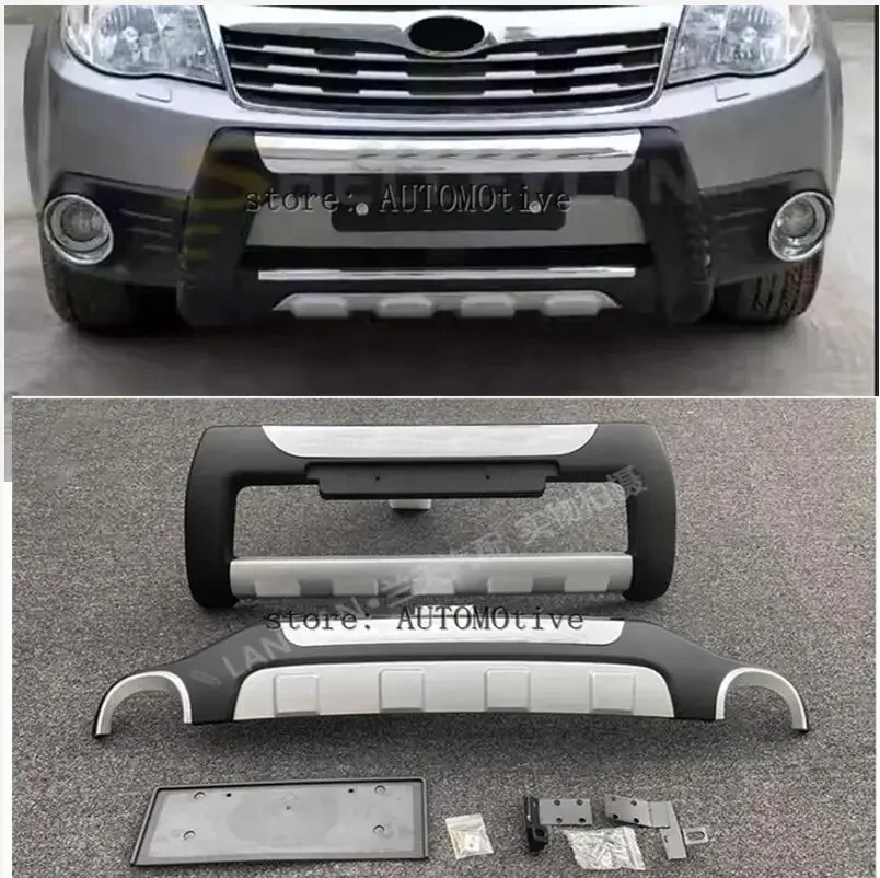 2009-2012 Grill Grille cas avec une bande pour For Subaru forester Front bumper Protection board