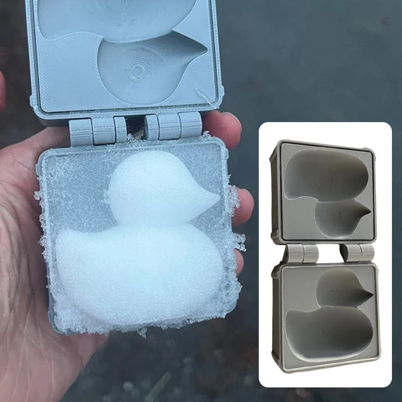 

Duck Shape Snowball Maker - Mold & Launcher for Outdoor Winter Fun, Family Snowball Fight Game