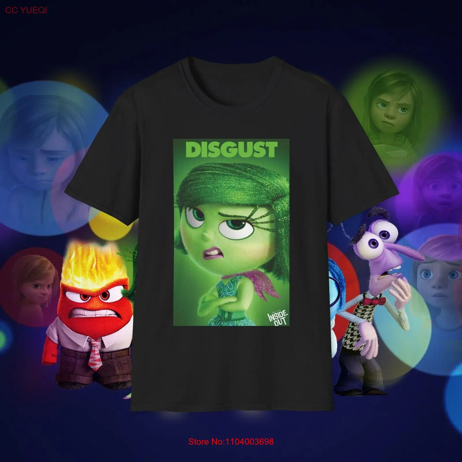 Inside Out 2 Disgust Anxiety Envy Ennui Unisex Softstyle T-Shirt