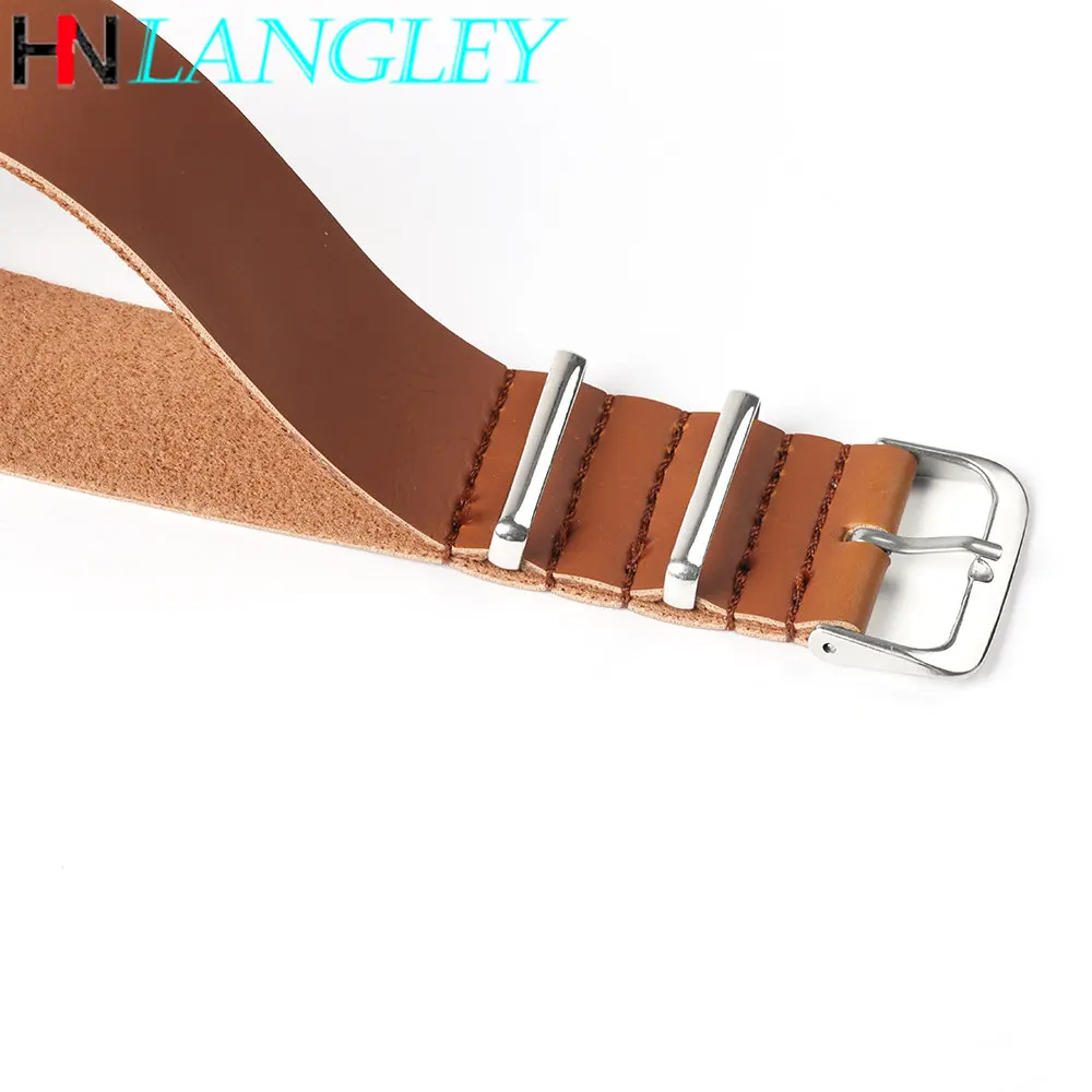 Ultra Thin Leather Watch Band  Strap Single Layer Bracelet 18mm 20mm 22mm 24mm Watch Replacement Accessories Women Men Band