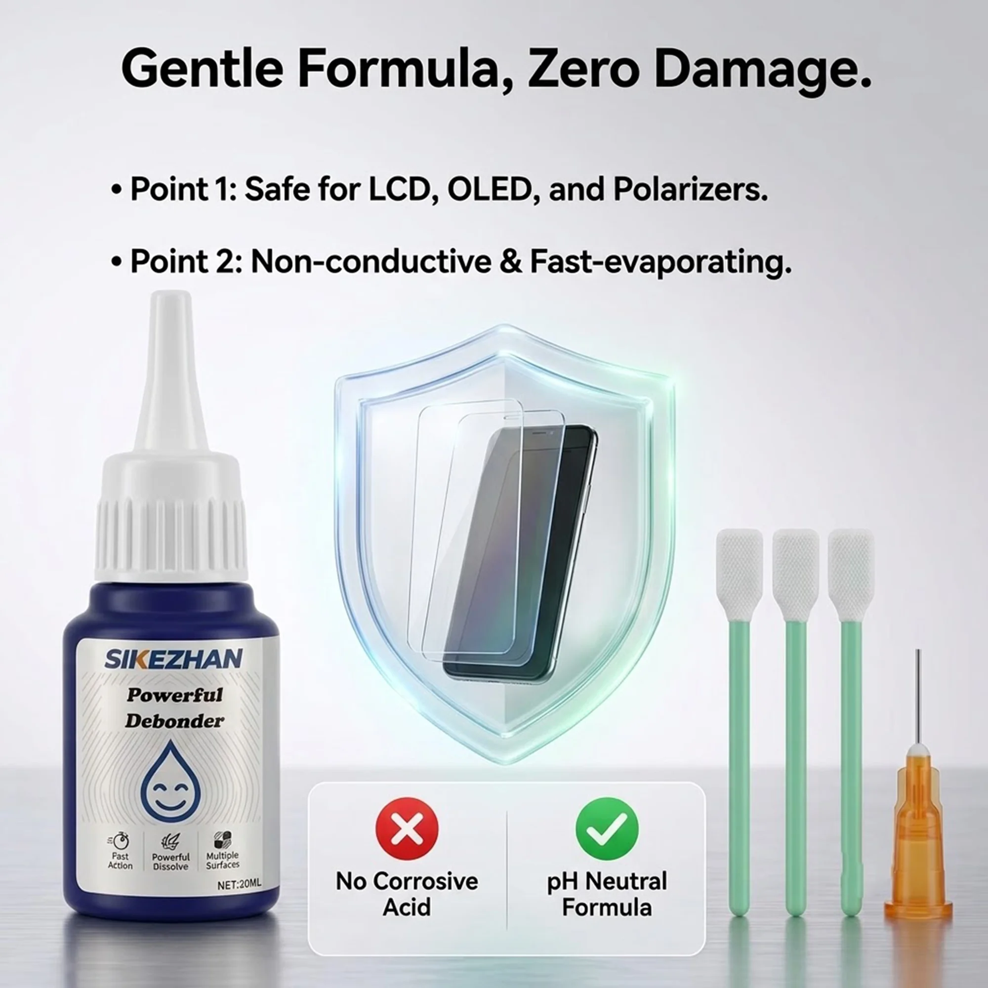 Fast-Acting Phone Screen Glue - Safe Box Digital recension och pris