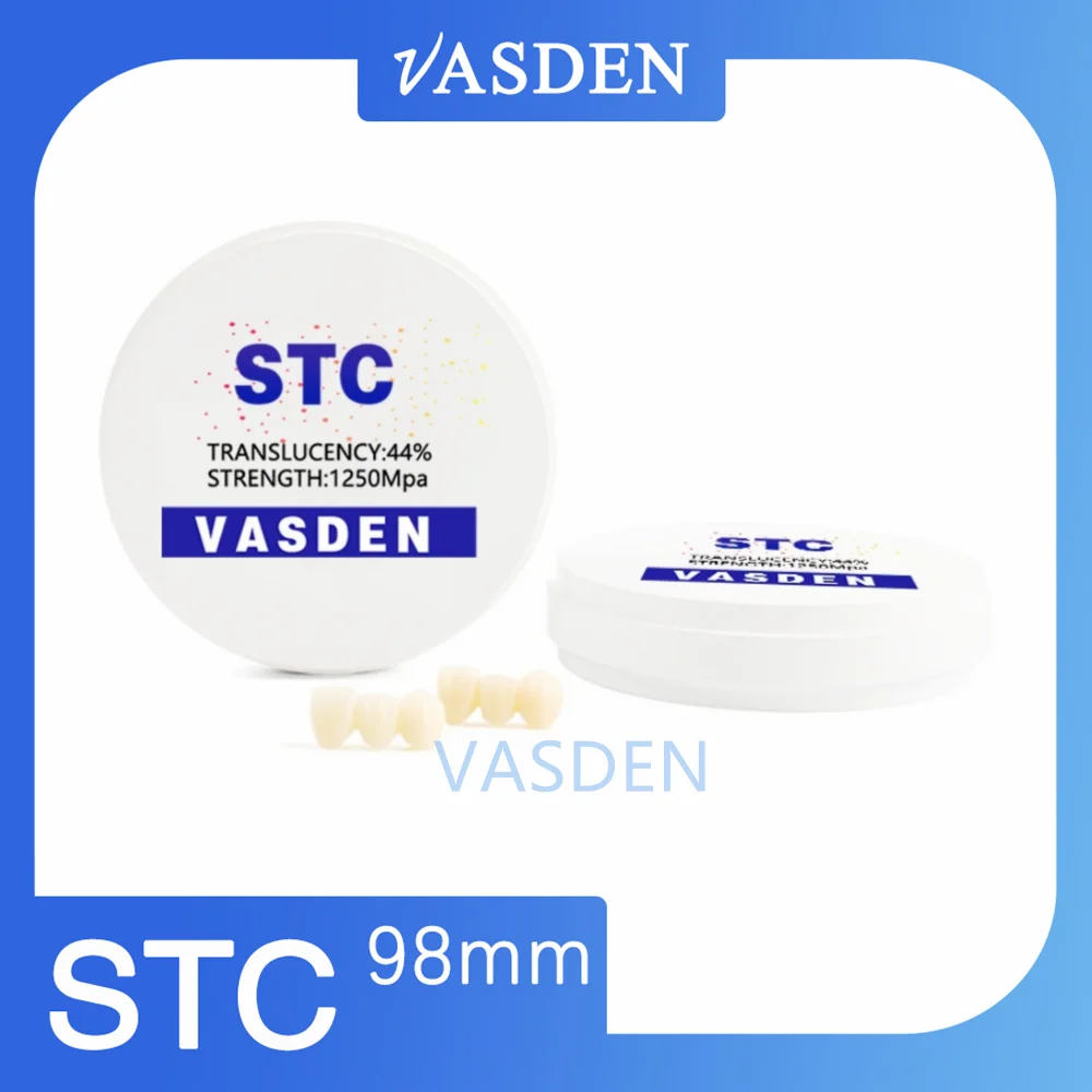 Imagem -02 - Zircônio Zircônia Discos para Laboratório Dental White Cad Cam System Stc st Imprensa 16 Cores Espessura 1025 mm 98 mm