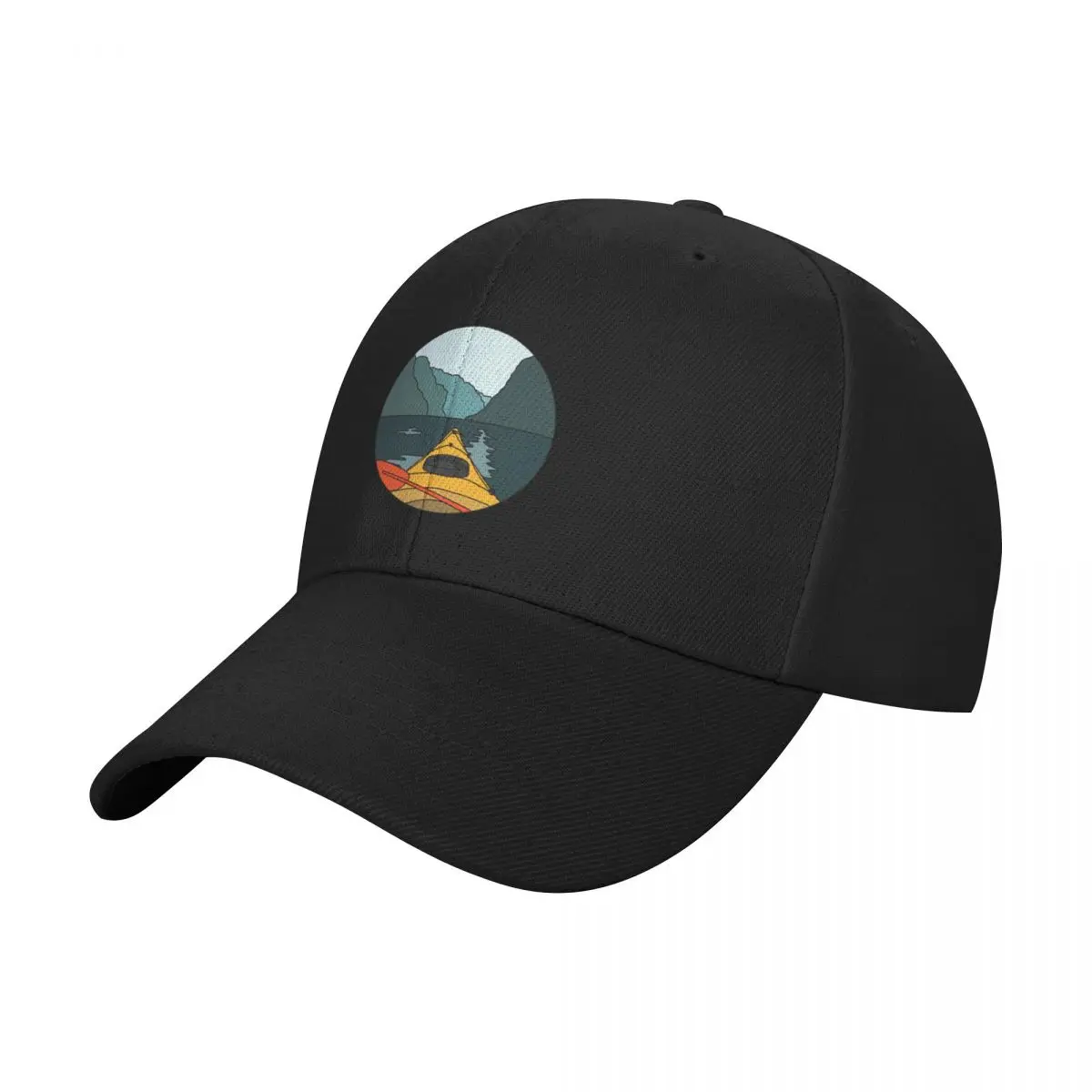 Fashion Colorblock Kayak baseball cap Commuting Versatile Cap Female
