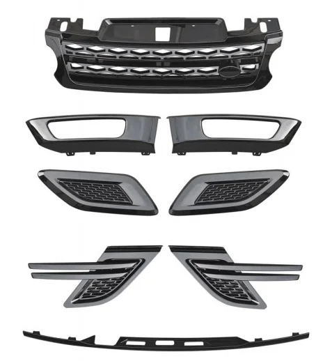 

Комплекты передней решетки Super Black Version Kit Body Kit для RANGE ROVER SPORT 2014-2017