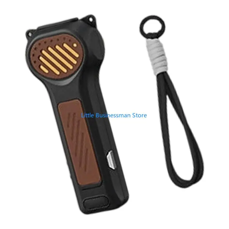Handheld Camera Carrying Case with Layered ABS Shell for Pocket 4P, Silicone Lining, Contoured Interior, and Wrist Strap for
