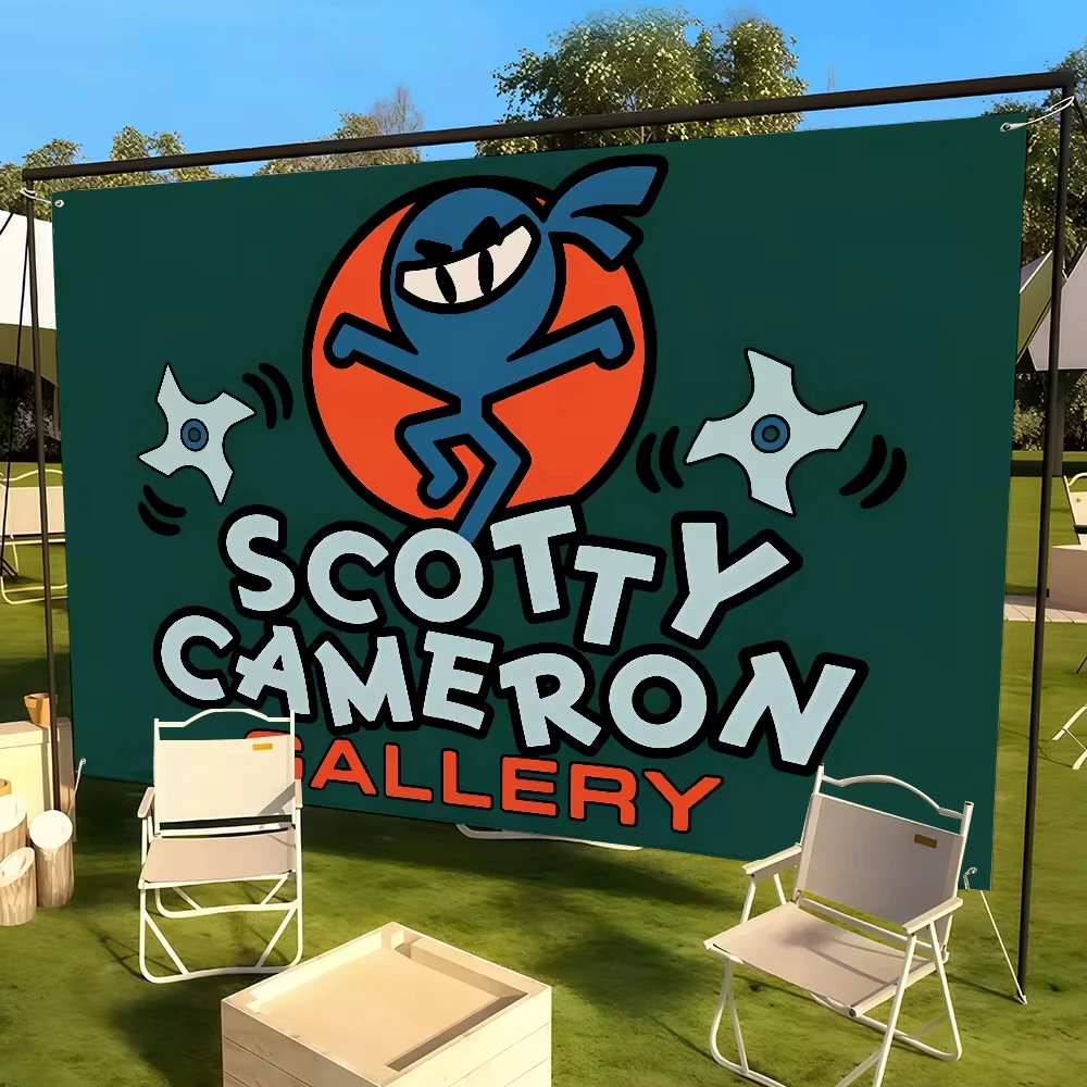Modische Flagge für Wohnzimmer, Zuhause, Studentenwohnheim, Dekoration, Wand, Outdoor, Camping, Party, S-Scotty Logo, Cameron-N Banner Geschenke – Detail 2