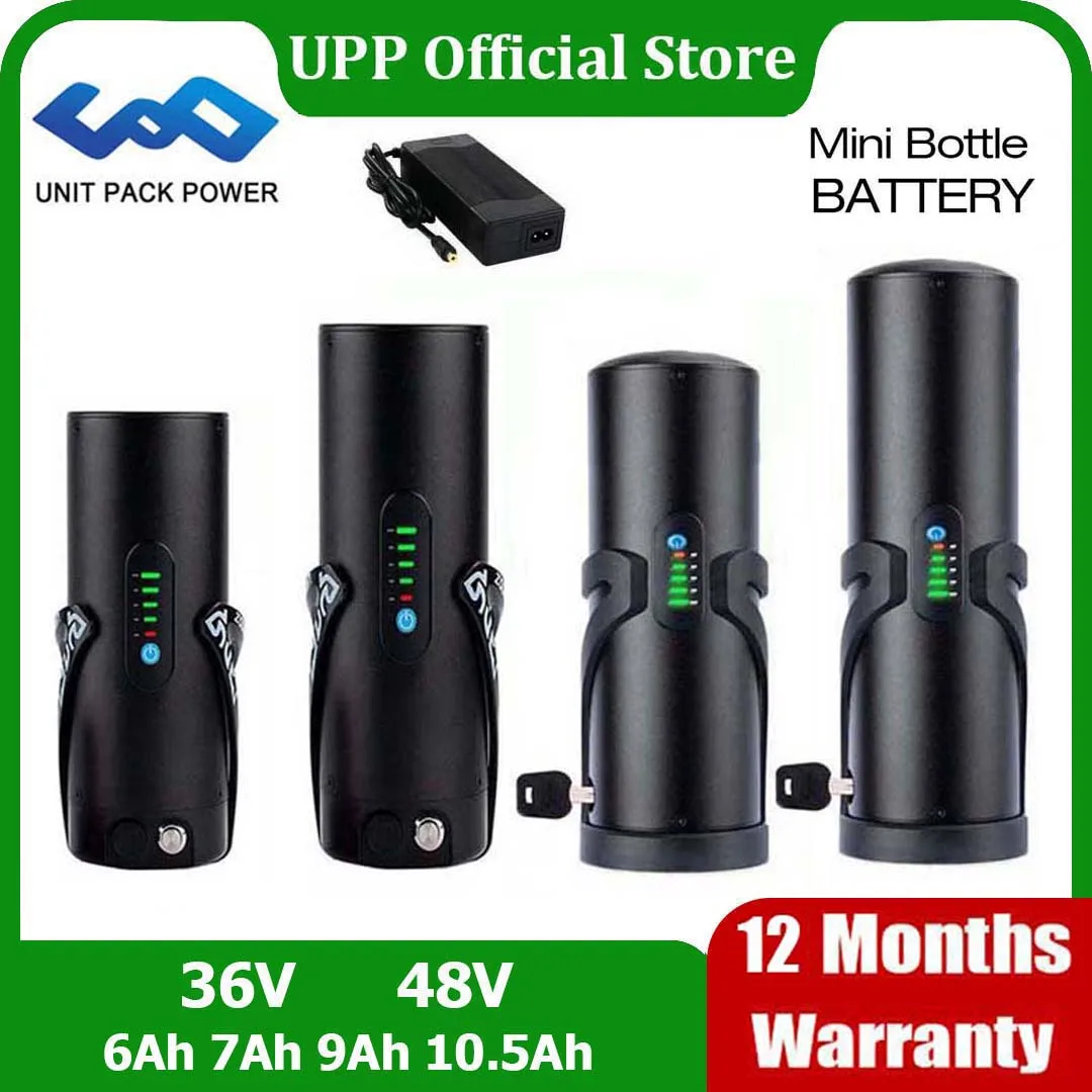 Mini-Flasche E-Bike-Batterie 36V 14ah 7ah 36V 48V 7ah 1,5a 10,5 Lithium-Pack für Bafang Tongs heng 500W 350W 250W Elektro fahrrad