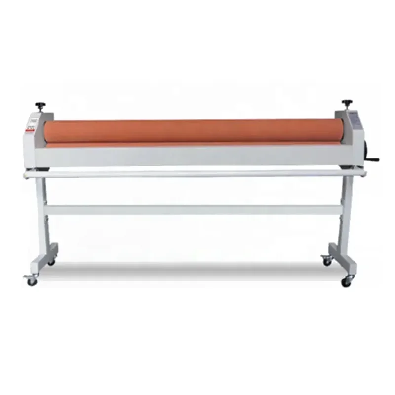 

1.6m manual laminator cold film roll to roll laminating machine cheap