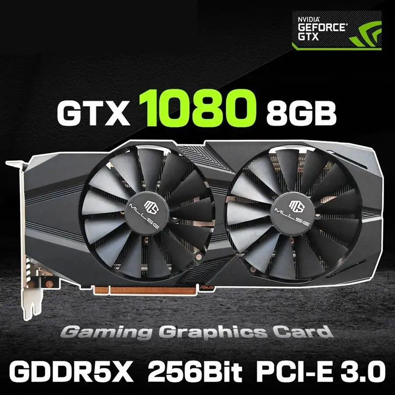 Top Graphics Card GTX 1080 8GB 8Pin Placa De Video Gaming GPU GDDR5X 256bit PCI Express 3.0×16 GeForce gtx 1080 8gb Video Card