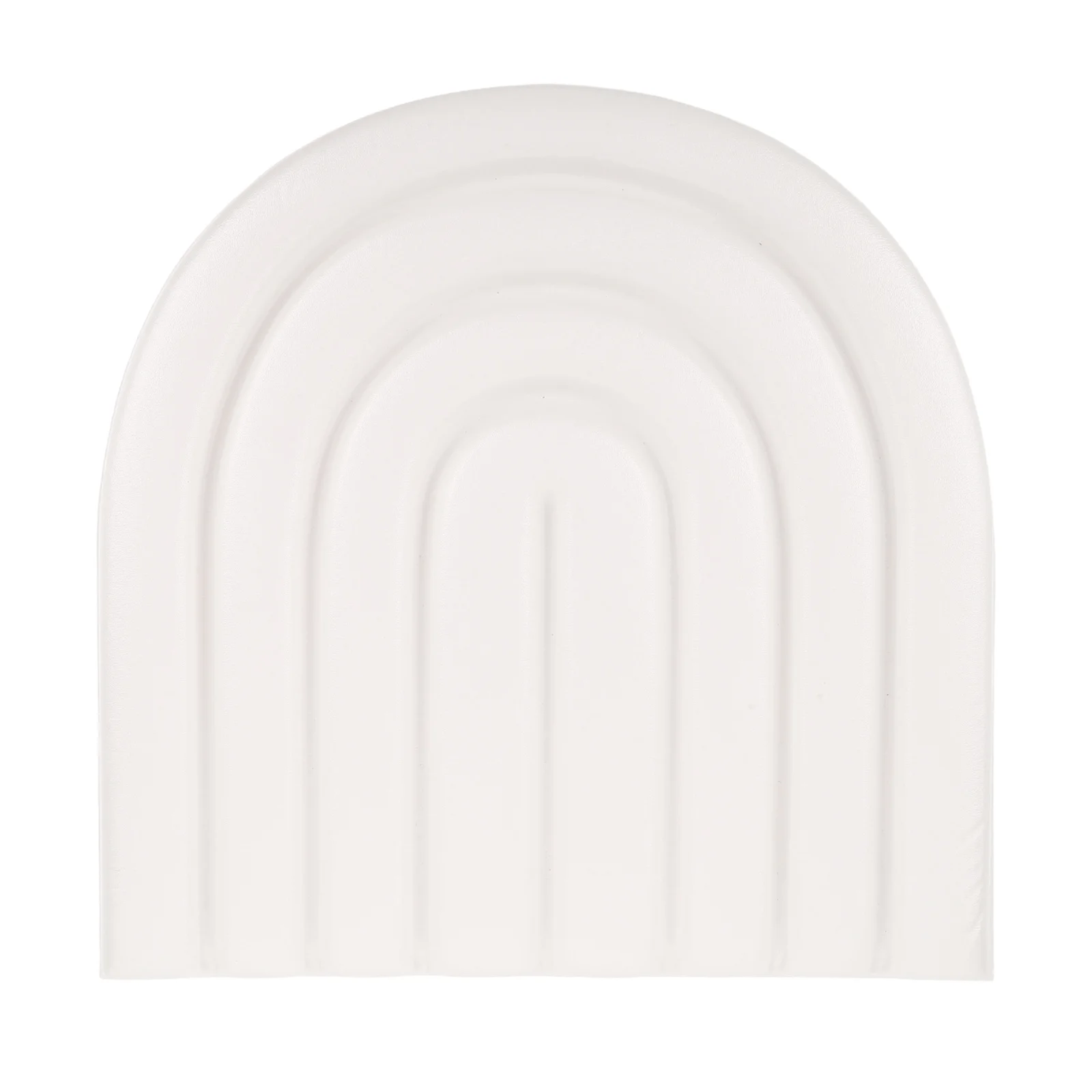 

Arch Shape White Anti-Collision Wall Pad Soft 3D PU Foam Peel Stick Wall Padding for Kids Bedroom Playroom Nursery