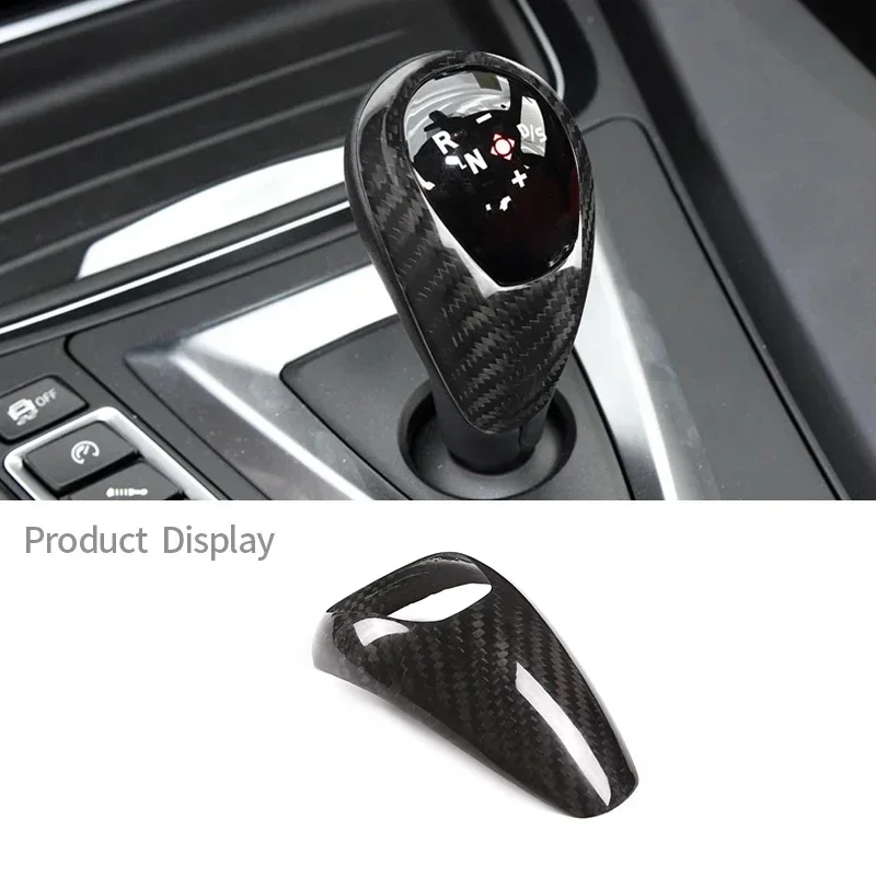 

Real Carbon For BMW M2 F87 M3 F80 M4 F82 M5 F83 F10 F85 X5M F86 X6M F12 Car Gear Shift Shift Lever Decoration Gear Handle Cover