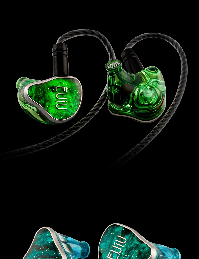 EUIU UI-05 Koaxialer Dual-Dynamic-Driver Hybrid IEM mit abnehmbarem 0,78-mm-2-Pin-Kabelsystem – Detail 9