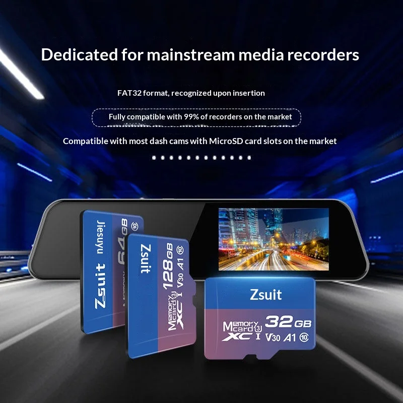 High-speed and Large-capacity Tf Memory Card, Special Card for Driving Recorder Monitoring, Camera, Mobile Phone