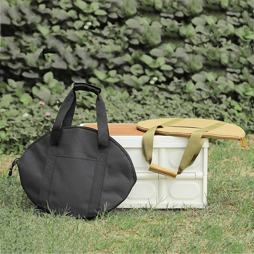 

Сумка-тоут для хранения на открытом воздухе, портативная тарелка для барбекю, чугунные горшки, органайзер для уличного кемпинга, аксессуары