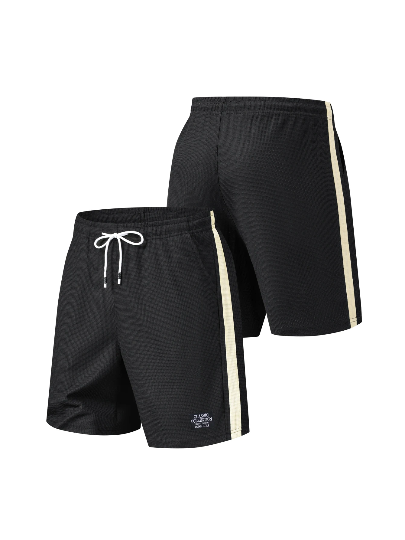 New Men's Shorts, Men's Casual Pants, Men's Beach Shorts, Men's Sports Shorts, New Fashion Textured Fabric, Breathable Pants, Suitable for Both Daily Casual Wear and Sports