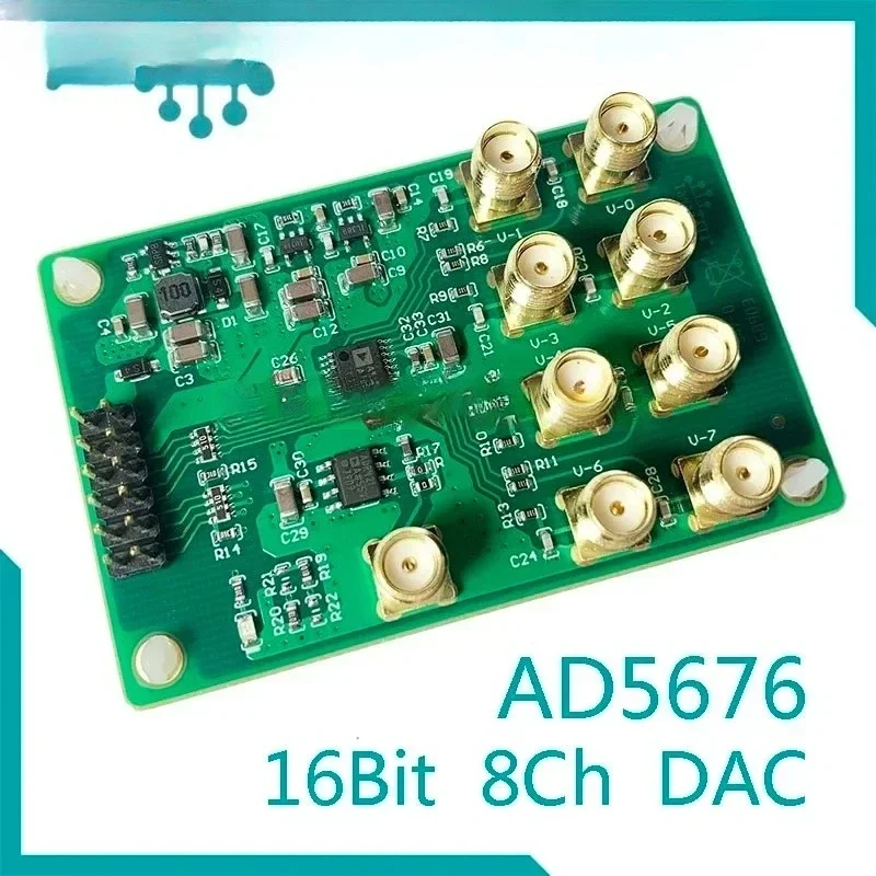 AD5676 16Bit 8ch DAC Module