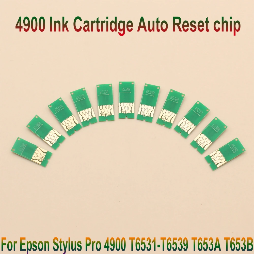

T6531-T6539 T653A T653B T6531 T6532 T6533 Permanent Chip ARC Chip For Epson Stylus Pro 4900 ink cartridge
