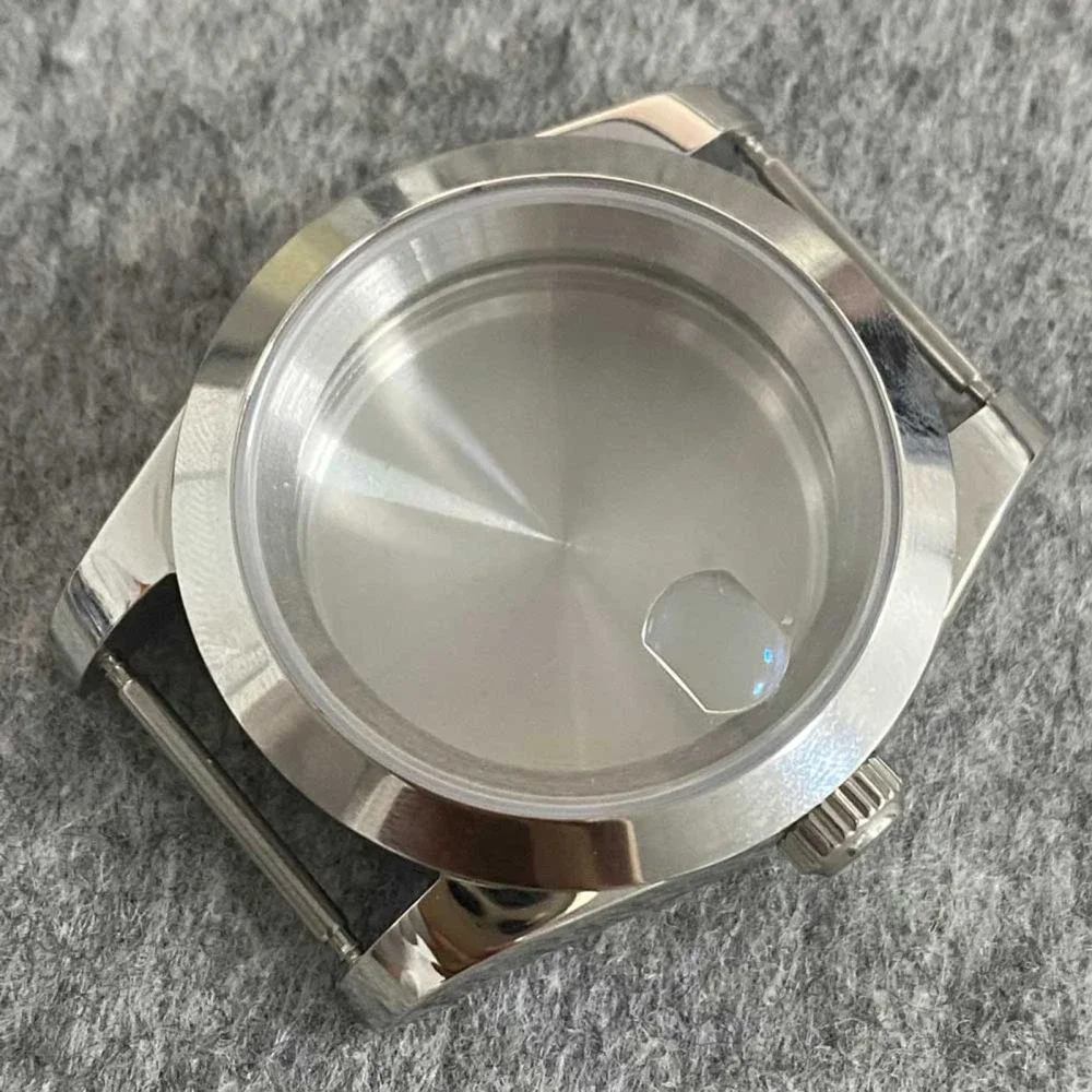 Stainless Steel watch case For NH35 NH36 Movement Sapphire Glass Watch Case 5ATM Waterproof  39mm Oyster Perpetual Case parts