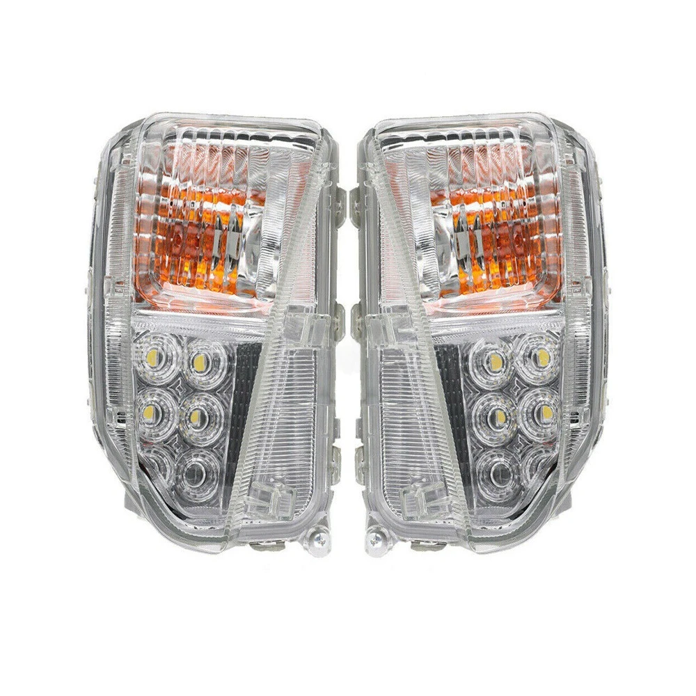 1X Assembly Left/Right Driver Side Bumper LED Fog Light Lamp Turn Signal Light Lamp For Toyota Prius 2012-2015 Car Accessories
