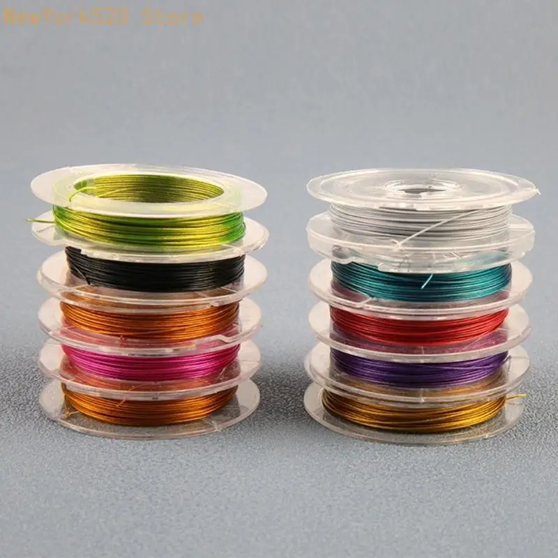 0.3-0.38mm Copper Jewelry Wire Rings Wire Crafts Wire Jewelry Beading Steel Wire N84C