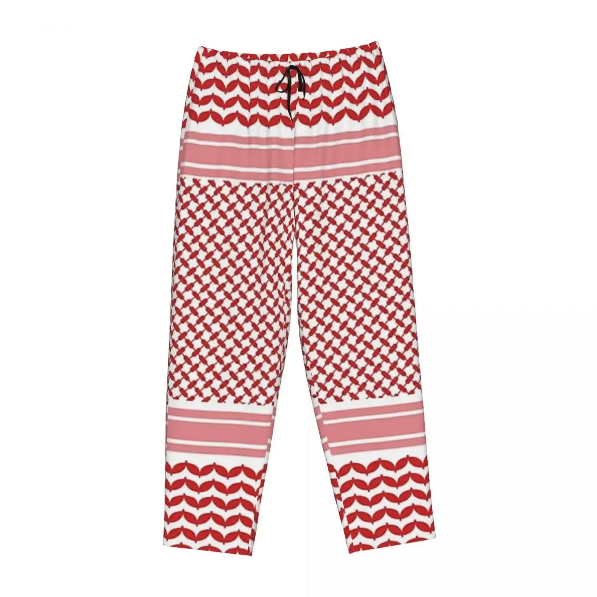 Custom Jordanian Shemagh Design Women Pajama Pants Lounge Sleep Sleepwear Bottoms with Pockets