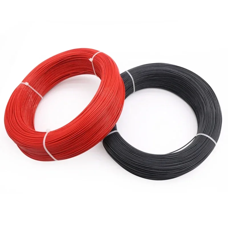 5/10M UL1332 PTFE Wire 30/28/26/24/22/20/18/16/14/13/12/10 AWG FEP Insulated High Temperature Electron Cable For 3D Printer