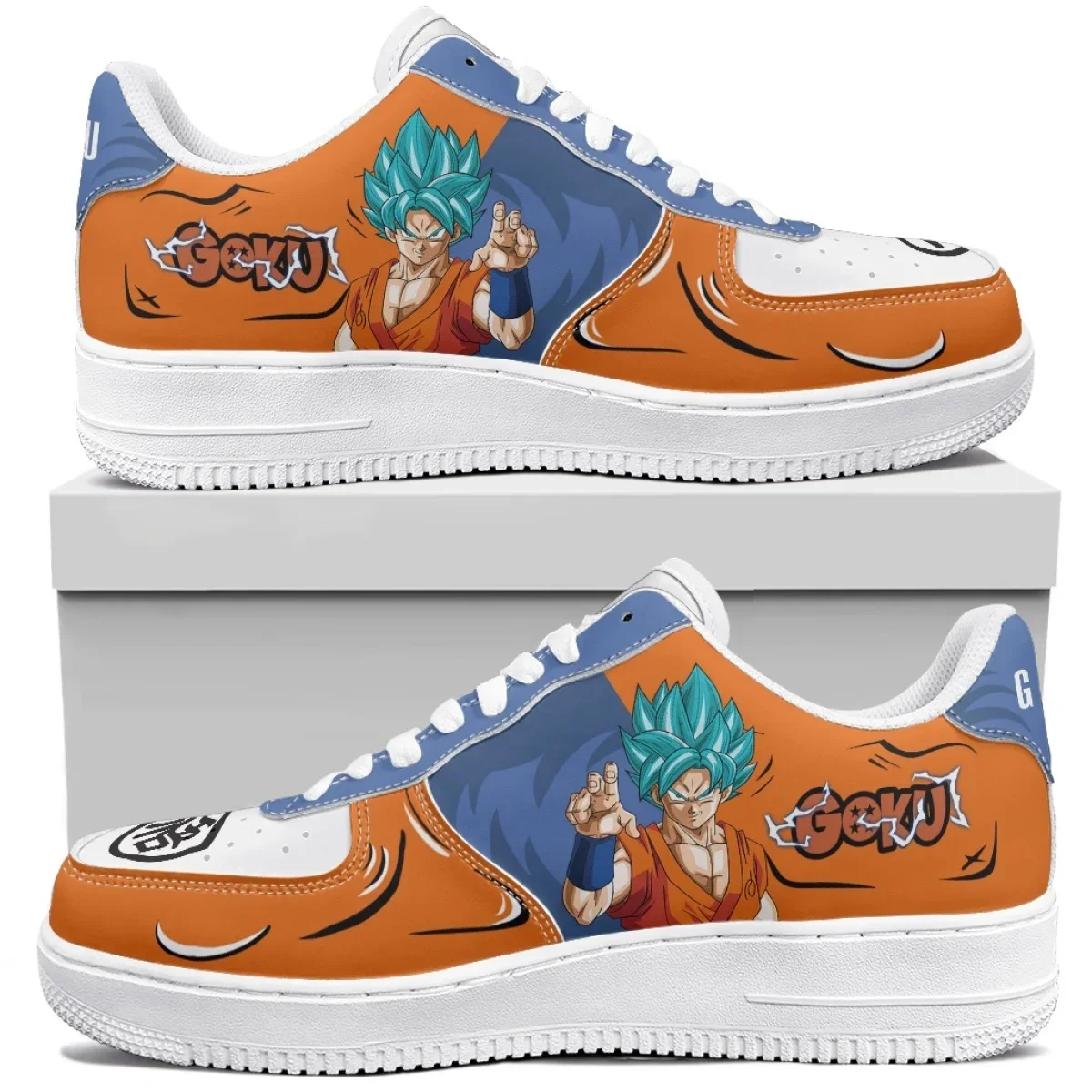 

Anime Dragon Ball Z Figure Son Goku Fashion Basketball Shoes High Quality Sneakers Casual Shoes Custom Shoe Unisex Birthday Gift