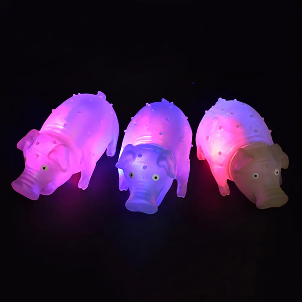 

Frog Dog Toy Pig Squeaky Pet Animal Interactive Chew Squeeze for Dogs