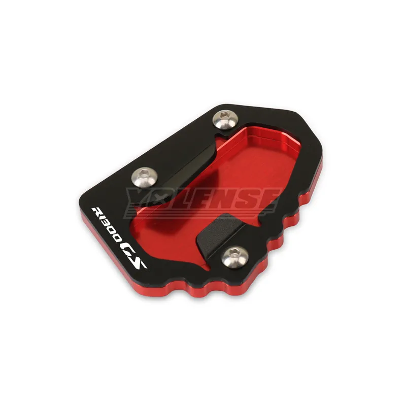 Motorcycle CNC Kickstand Foot Side Stand Extension Pad Support Plate Enlarge Fit For R1300GS R1300 GS 2023 2024