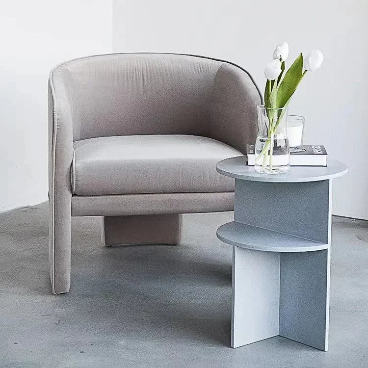 

'Living Room Fashion Simple And Personalized Relax Sofa Chair Modern Luxury Velvet Fabric Single Accent Chair