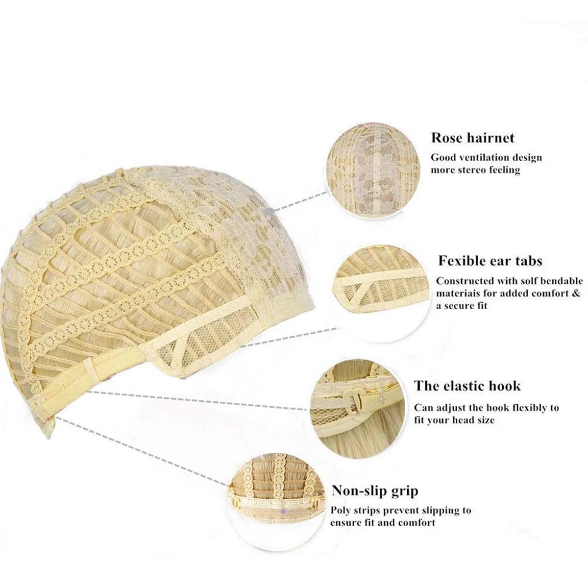 رجل البوري شعر مستعار 80s زي جلام حزب الملحقات تأثيري شعر مستعار شال مجعد الشعر