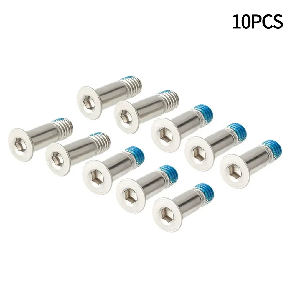 Rear Derailleur Wheel Pulley Screw Rear Derailleur Bolt Stainless Steel M5 Screws for Bicycle Rear Derailleur Pulley 10 Pack