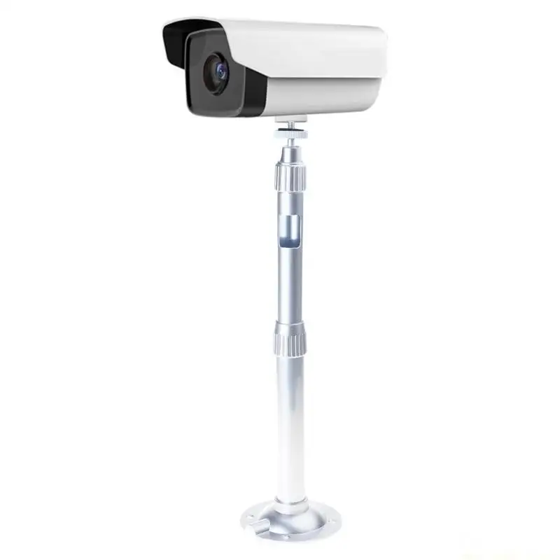 F62C Indoor Outdoor Security Camera Holder Telescopic Security Camera Bracket Adjustable Length 20cm to 40cm