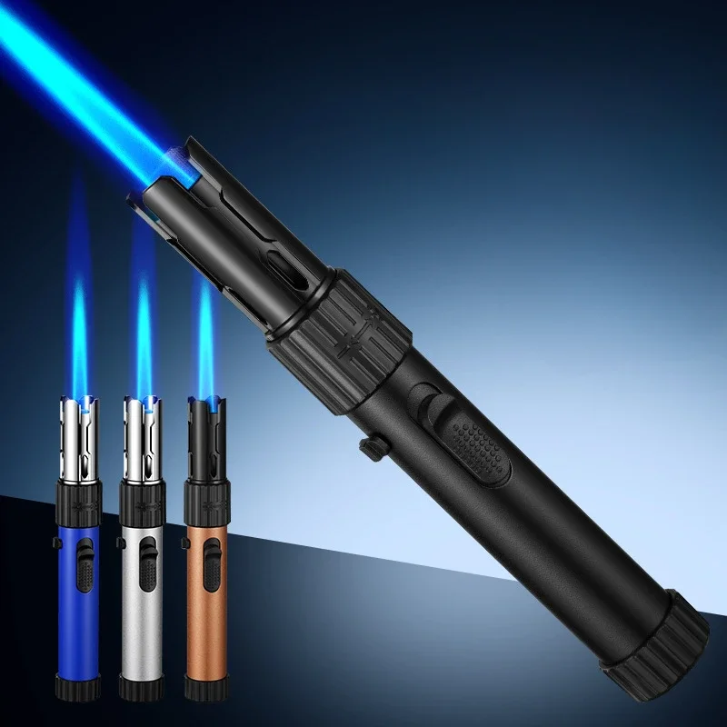 New Personalized Creative Lightsaber High-temperature Direct Flamethrower Outdoor Windproof Barbecue Lighter Moxibustion Igniter