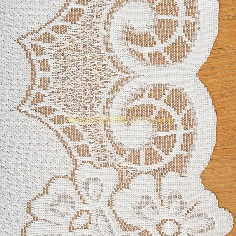 90x90cm Openwork Tablecloth with Flower for Decorative Tabletops Top Sale
