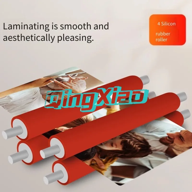Small Double Sided Laminating Machine Cold Hot Dual Use Pre Coating Film Graphic Desktop Thermal Laminator High  Eff Stable Easy