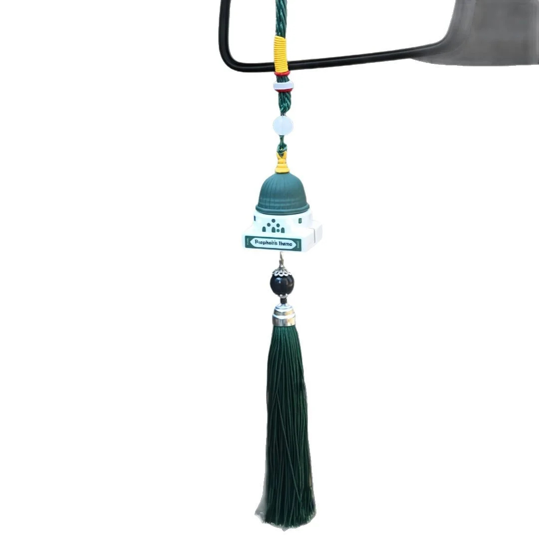 Kaaba Pendant Moon Ramadan Decoration Car Pendant Hanging Mosque Muslim Souvenir Church Utensils Decor