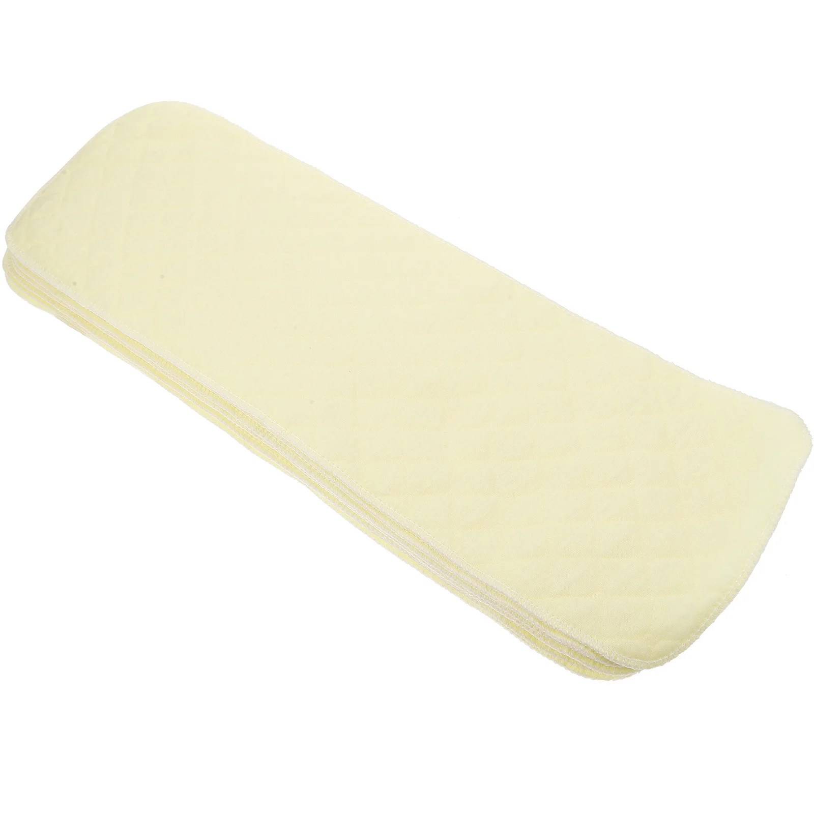 10 قطعة بطانة حفاضات الرضع القطن قابلة لإعادة الاستخدام قابل للغسل ثلاث طبقات ماصة القماش حفاضات إدراج لمرحلة التدريب #2