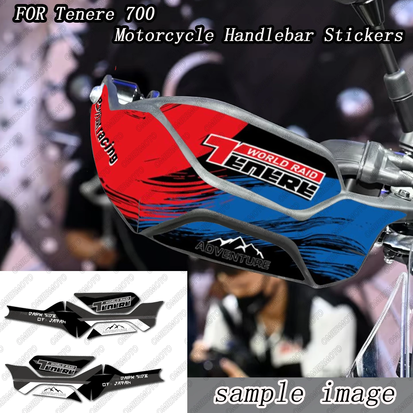 

For YAMAHA Tenere 700 T700S TENERE700 Rally T 700 XTZ 690 xtz 690 Motorcycle Hand Guard Stickers Handlebar Decals