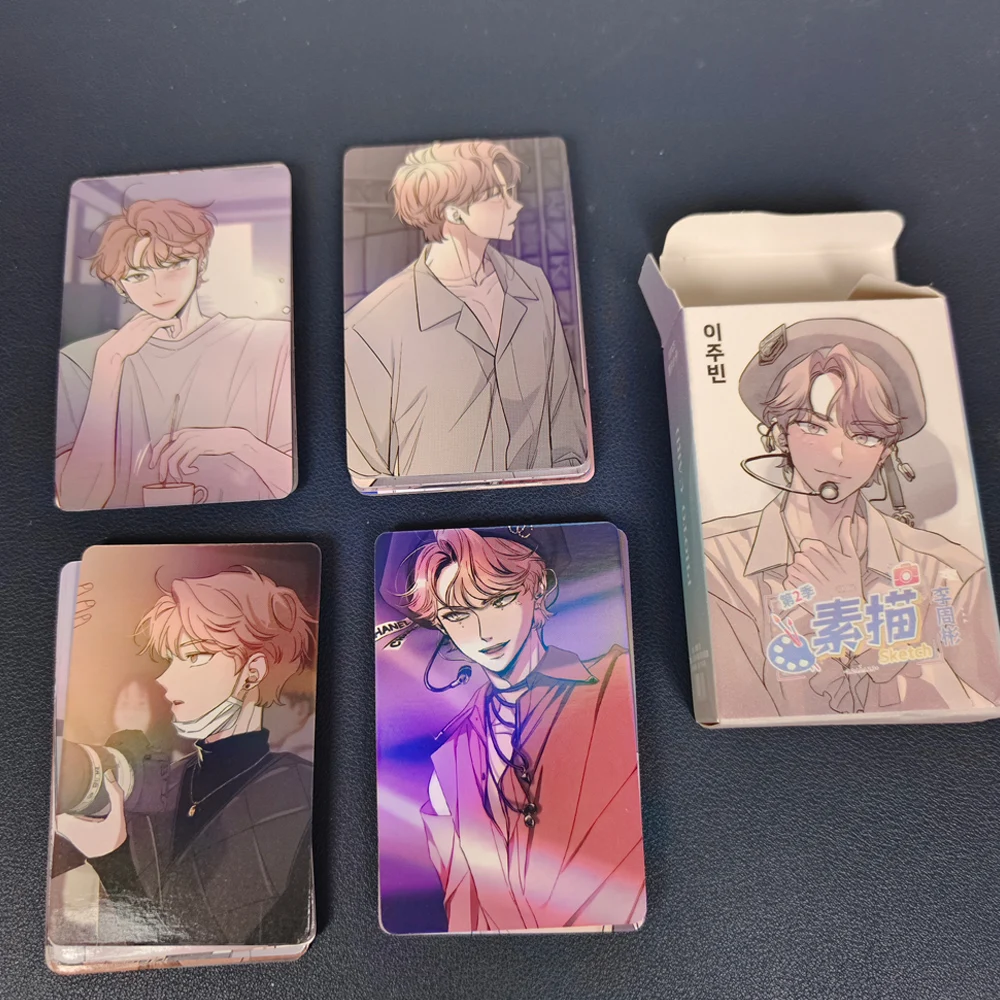 Sketch Card Games Joobin Laser Lomo Card Album Characters Photocard for Fans Card Random Cover