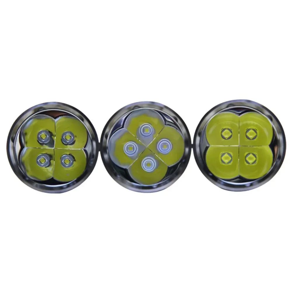 Haikelite Hacker HK04 مصباح يدوي 15000 لومينز ضوء قوي مصباح يدوي طويل المدى 750 متر مصباح يدوي صغير #6