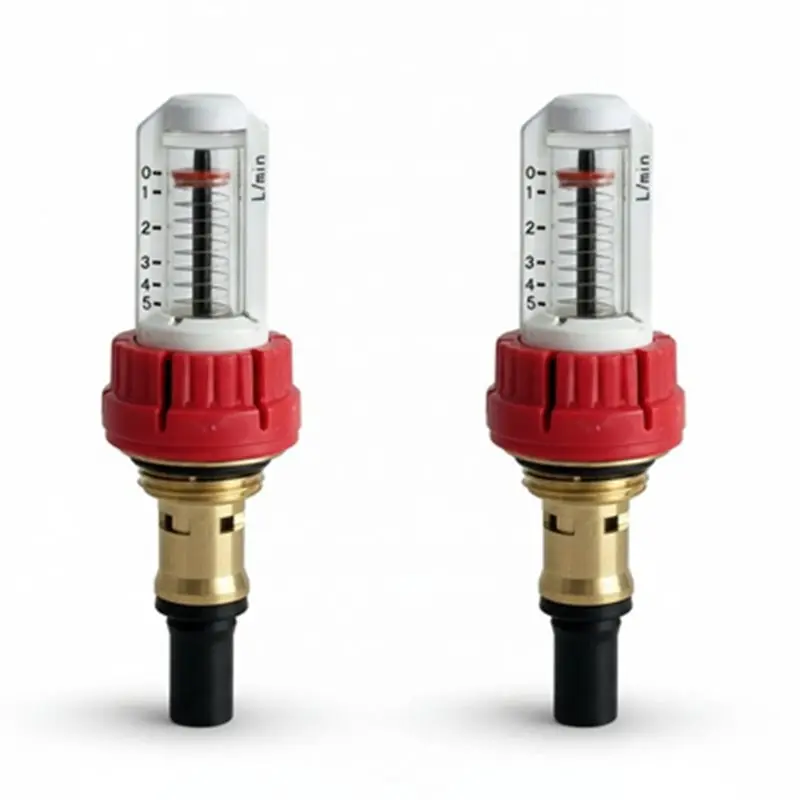 

AB41-2 Pcs Underfloor Heating Manifold Flow-Meter, Visual Flow-Monitoring Regulator For Underfloor Heating Systems(1/2)
