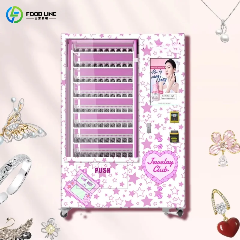 

Wholesale Customized Eyelash Beauty Vending Machine Skin Care with Credit Card Pay OEM/ODM Service Nails/Jewelry Vending Machine